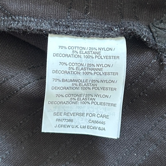 J. Crew Black Fringe Hem Tank Top Fitted Size XXS - Picture 10 of 11